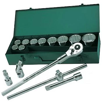 3/4" Galvučių rinkinys 15 vnt.