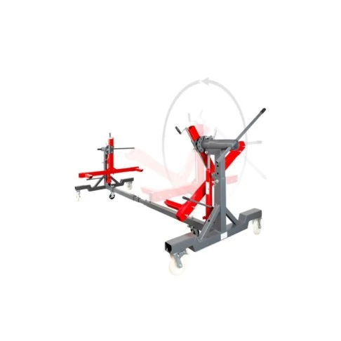 Body rotisserie 2 t with 200 mm wheels MW Tools