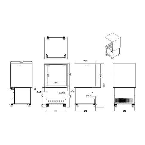 Мобильная окрасочная камера 1000 MW Tools