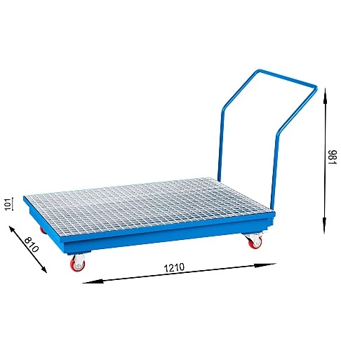 Мобильный поддон для сбора жидкости Marwis 1200X800 H200 Mobile