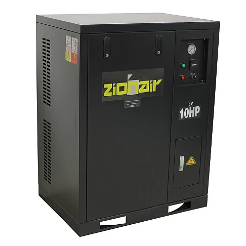 Zion Air piston air compressor 670 L/min 8 bar with sound-insulated enclosure