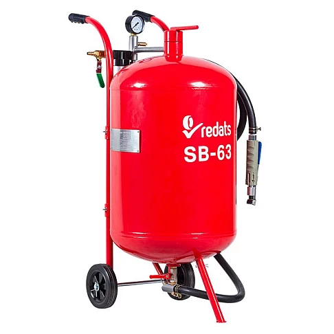Мобильная пескоструйная установка 63 л SB-63 Redats