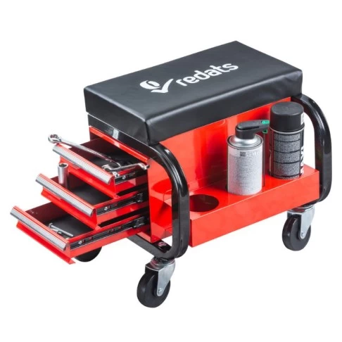 Мобильная тележка с выдвижными ящиками и лотком для инструментов Redats