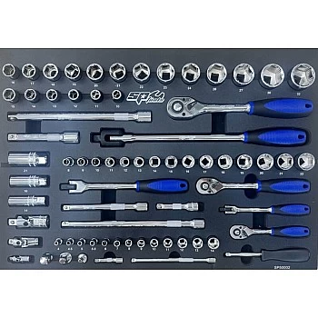 Инструментальная тележка с 9 ящиками и 214 инструментами TOOLKIT TECH Series SP Tools