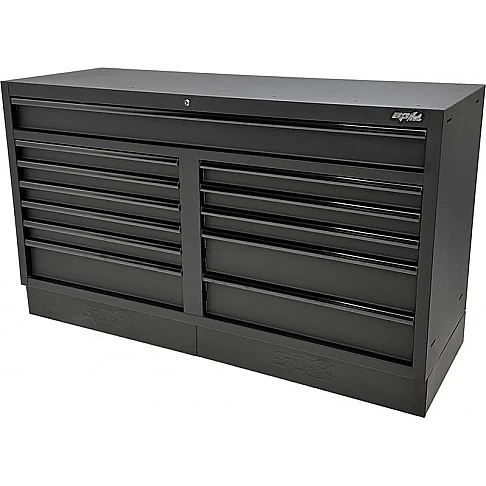 Platus modulinis darbastalis su 12 stalčių SPtools USA series
