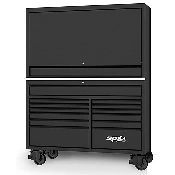 Передвижной верстак с 13 ящиками и широкой инструментальной тумбой SPtools USA Sumo Series