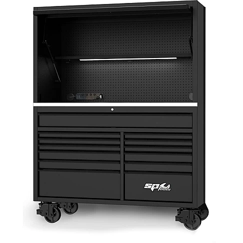 Передвижной верстак с 13 ящиками и широкой инструментальной тумбой SPtools USA Sumo Series