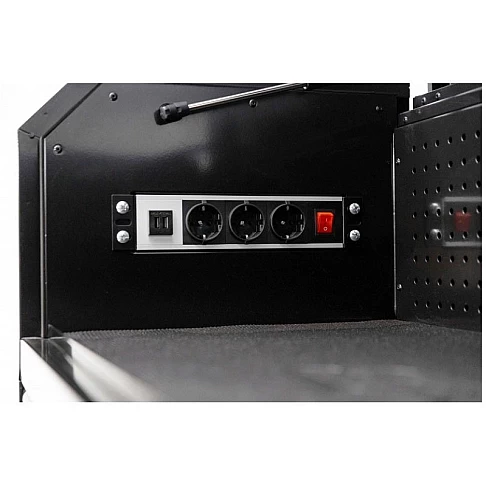 Тележка для инструментов с 14 ящиками и дополнительным 5 вертикальным шкафом SPtools Custom series