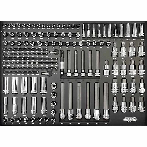 Инструментальная тележка с 14 ящиками и 425 инструментами SP Tools Custom Series