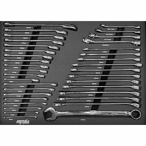 Инструментальная тележка с 14 ящиками и 425 инструментами SP Tools Custom Series