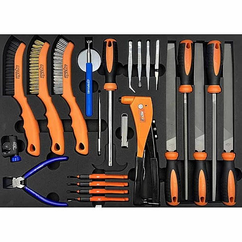 Инструментальная тележка с 14 ящиками и 425 инструментами SP Tools Custom Series