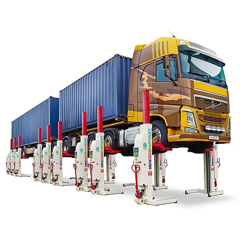 Мобильный 4-стоечный Беспроводной подъёмник для тяжёлого транспорта EARTHLIFT 8.5t Stertil-Koni