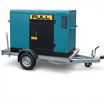 Diesel generator on single-axle trailer FN-28 FULL