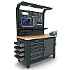 Верстак с перфорированной панелью Valkenpower