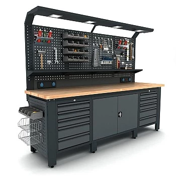Верстак с перфорированной панелью Valkenpower ver. 2