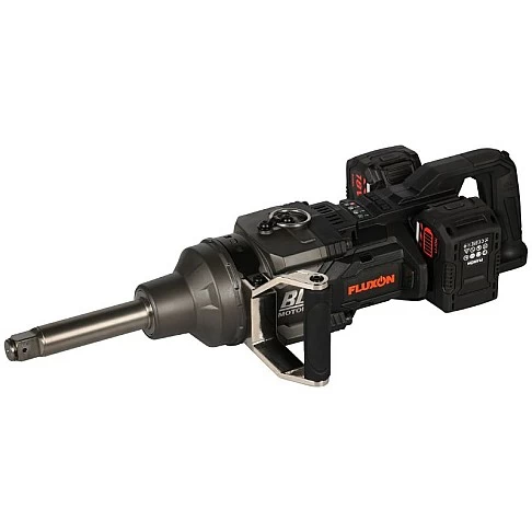 Аккумуляторный ударный гайковерт 1" 4000 Нм с 2 аккумуляторами по 8 А·ч и двойным зарядным устройством Fluxon
