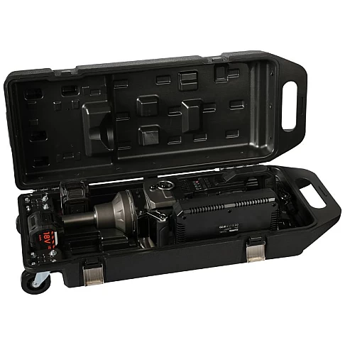 Аккумуляторный ударный гайковерт 1" 4000 Нм с 2 аккумуляторами по 8 А·ч и двойным зарядным устройством Fluxon