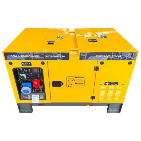 Portable diesel generator Valkenpower 16 kW  with sound-insulated enclosure