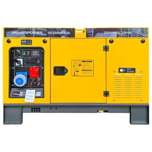 Portable diesel generator Valkenpower 16 kW  with sound-insulated enclosure