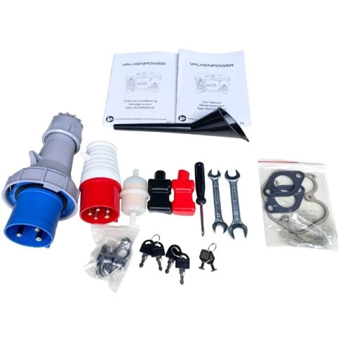Portable diesel generator Valkenpower 16 kW  with sound-insulated enclosure