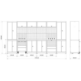 Modular Workbench Set Valkenpower Series G