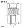 Профессиональный угловой рабочий стол 610 Weber