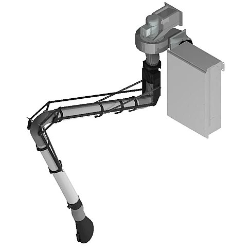 Неподвижный отвод сварочного дыма с системой фильтрации Worky SPARK-415