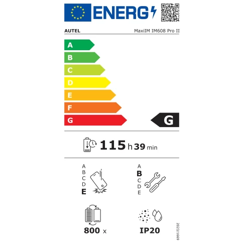 Универсальный диагностический прибор с функцией считывания иммобилайзера Autel MaxiIM IM608 Pro II