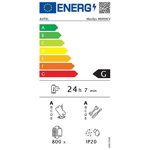 Universali sunkvežimių diagnostikos įranga su belaidžiu VCI Autel MaxiSYS MS909CV