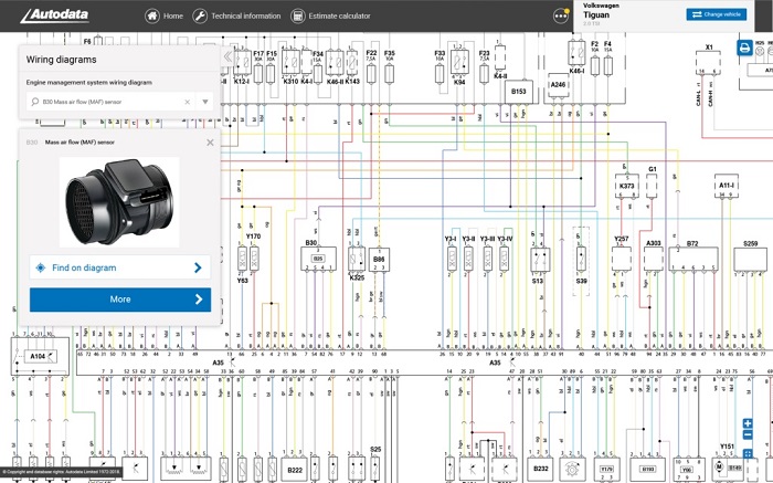 AUTODATA elektros diagramos