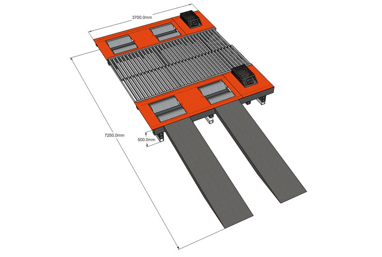 Dinamometrinis stendas 4WD DP4L SYNCHRO